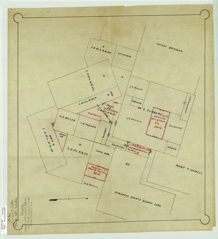 12094, Mills County Sketch File 24, General Map Collection