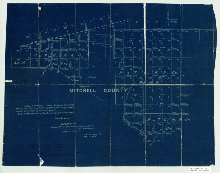 12095, Mitchell County Sketch File 5, General Map Collection