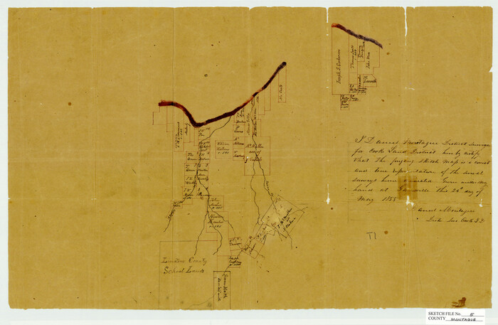 12105, Montague County Sketch File 5, General Map Collection