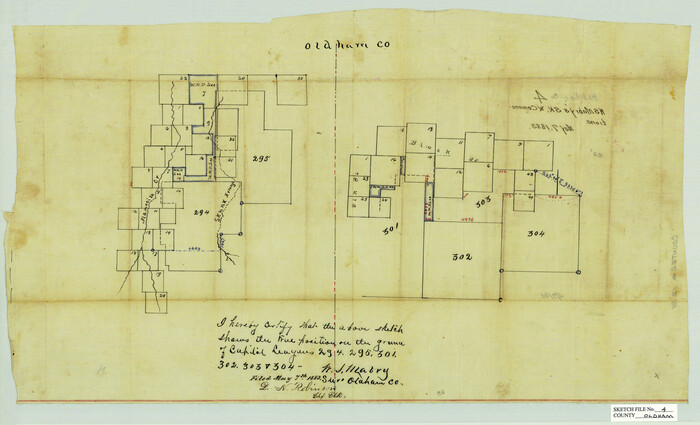 12111, Oldham County Sketch File 4, General Map Collection