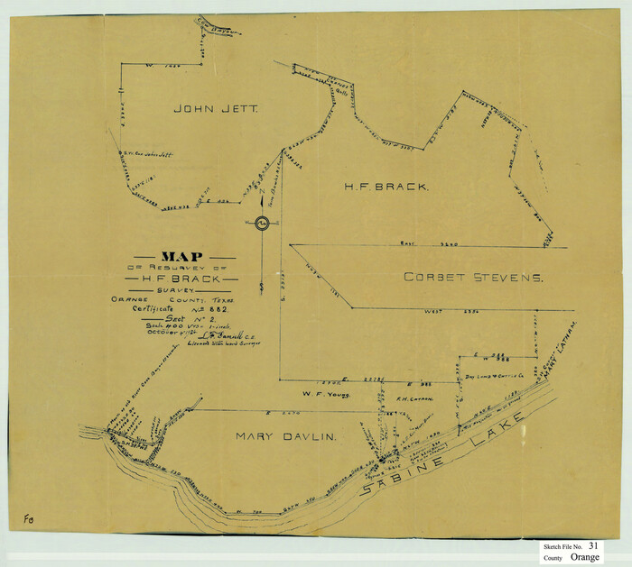 12125, Orange County Sketch File 31, General Map Collection