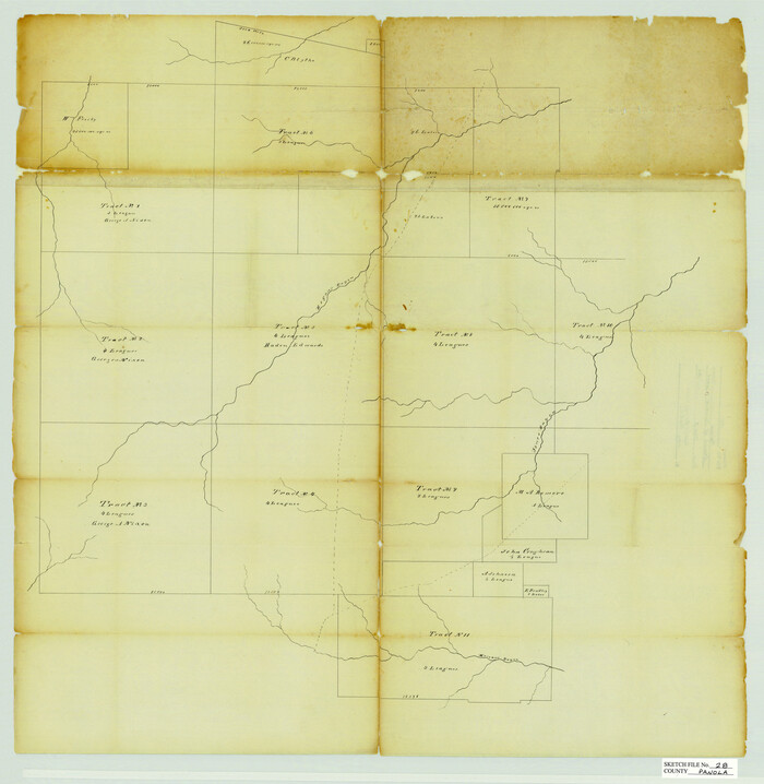12142, Panola County Sketch File 28, General Map Collection