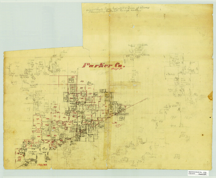 12145, Parker County Sketch File 23, General Map Collection