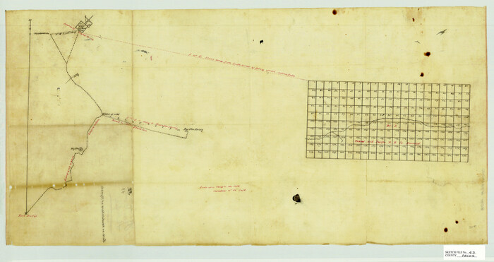 12178, Pecos County Sketch File 43, General Map Collection