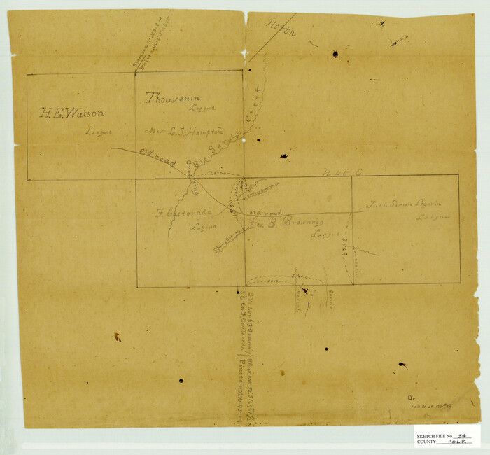 12194, Polk County Sketch File 34, General Map Collection