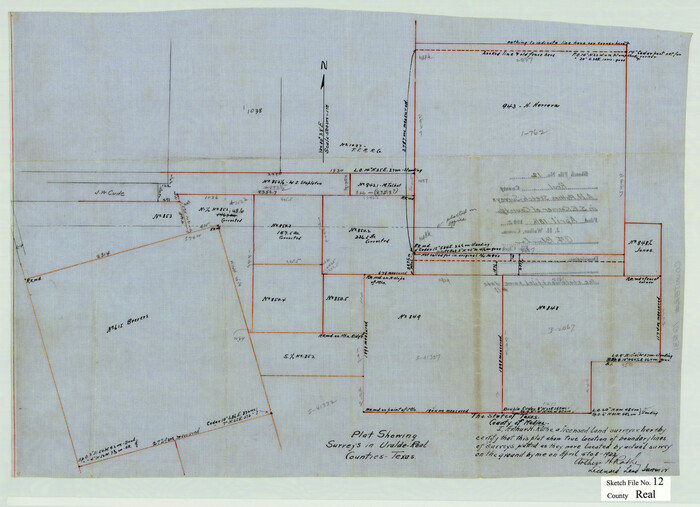 12231, Real County Sketch File 12, General Map Collection