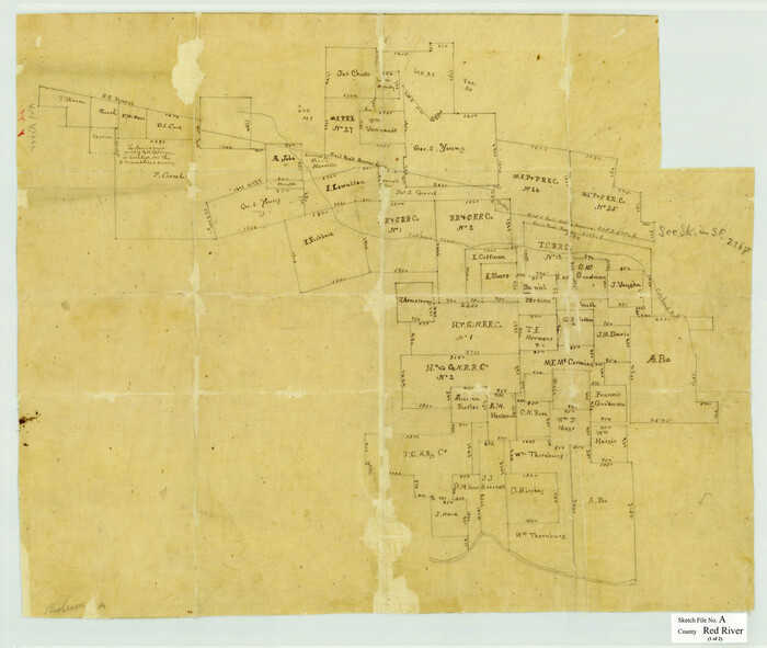 12236, Red River County Sketch File A, General Map Collection