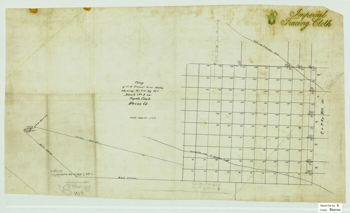12242, Reeves County Sketch File 6, General Map Collection