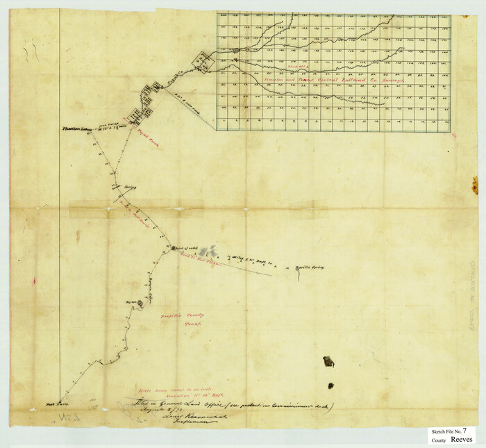 12243, Reeves County Sketch File 7, General Map Collection