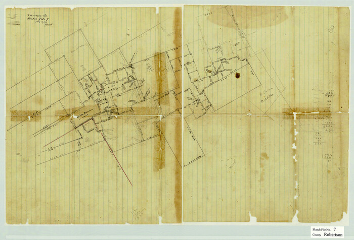 12250, Robertson County Sketch File 7, General Map Collection