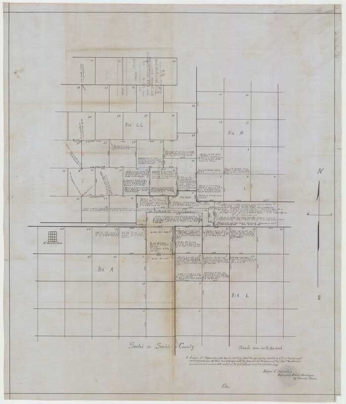 12302, Schleicher County Sketch File 23, General Map Collection