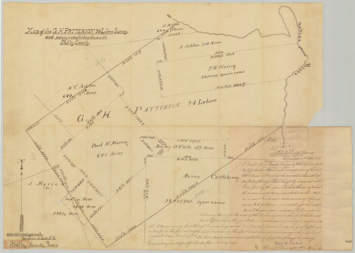 12319, Shelby County Sketch File 20, General Map Collection