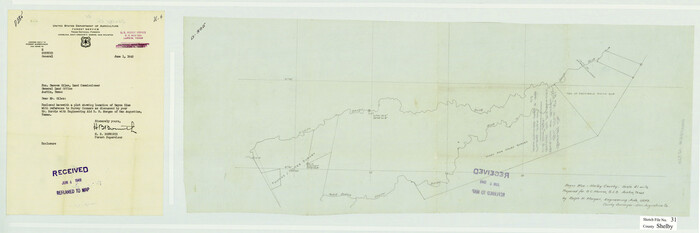 12320, Shelby County Sketch File 31, General Map Collection