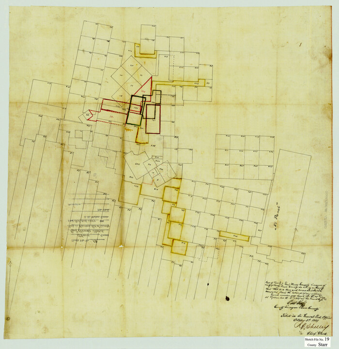 12330, Starr County Sketch File 19, General Map Collection
