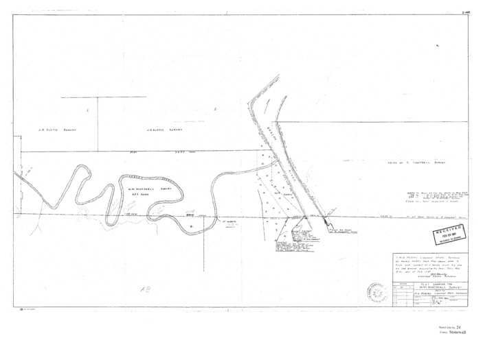 12369, Stonewall County Sketch File 24, General Map Collection