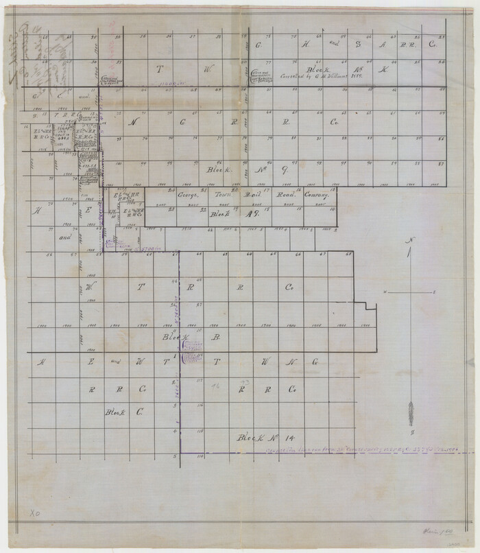 12400, Sutton County Sketch File Z, General Map Collection