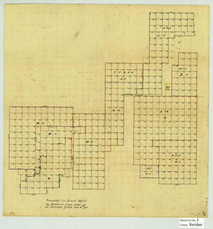 12403, Swisher County Sketch File 3, General Map Collection