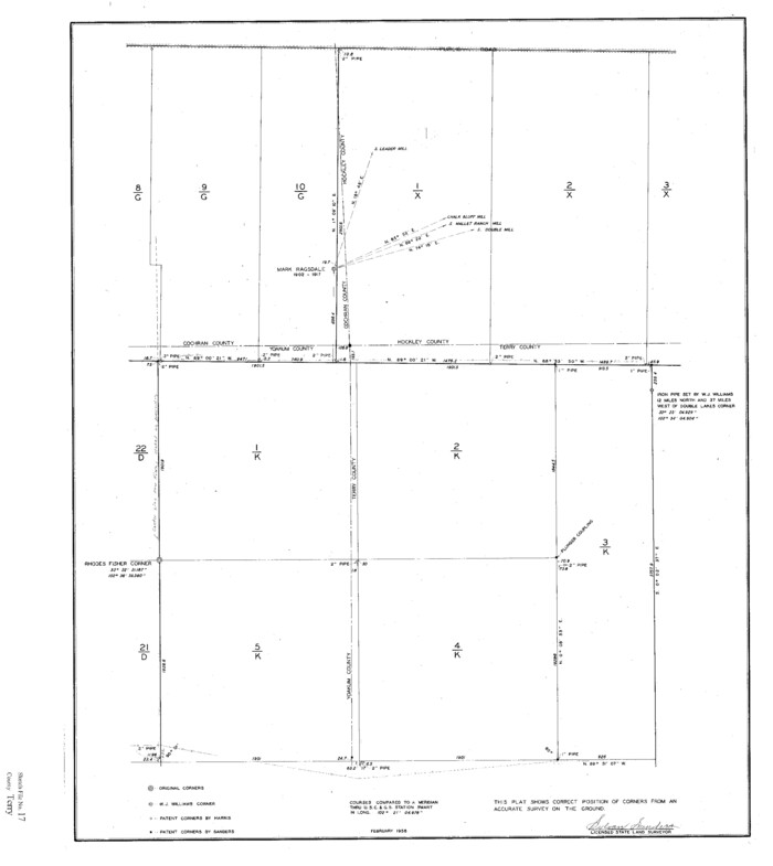 12429, Terry County Sketch File 17, General Map Collection