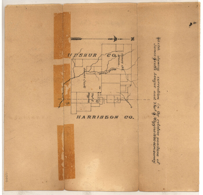 12506, Upshur County Sketch File 16, General Map Collection
