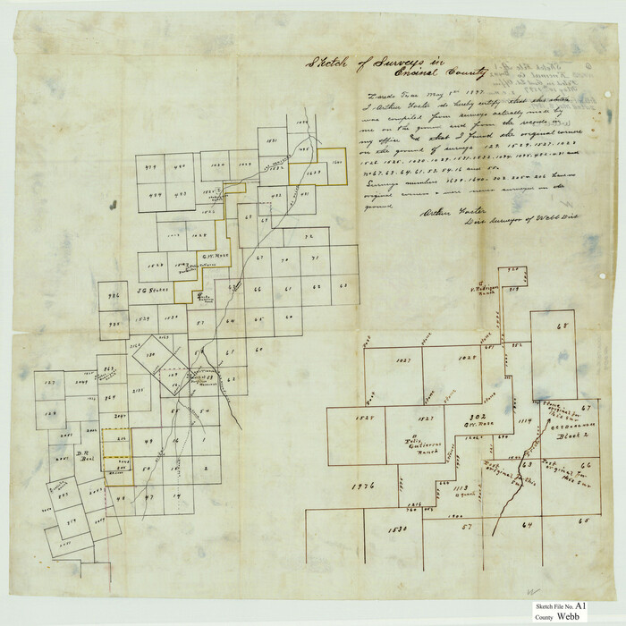 12604, Webb County Sketch File A1, General Map Collection