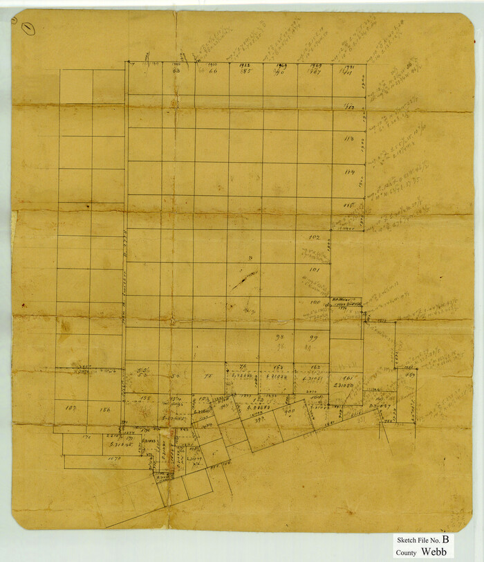 12605, Webb County Sketch File B, General Map Collection