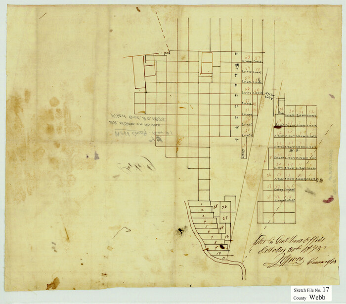 12636, Webb County Sketch File 17, General Map Collection