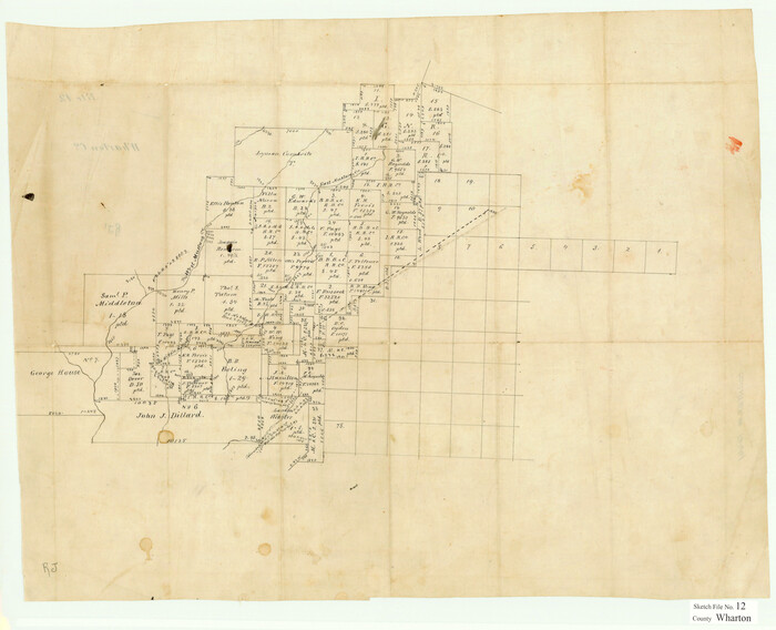 12661, Wharton County Sketch File 12, General Map Collection