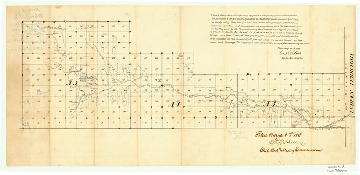 12677, Wheeler County Sketch File A, General Map Collection