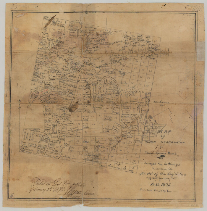 12711, Young County Sketch File 10, General Map Collection