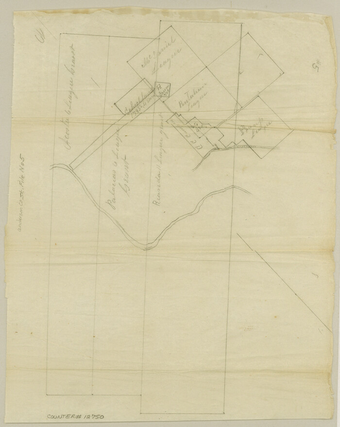 12750, Anderson County Sketch File 5, General Map Collection