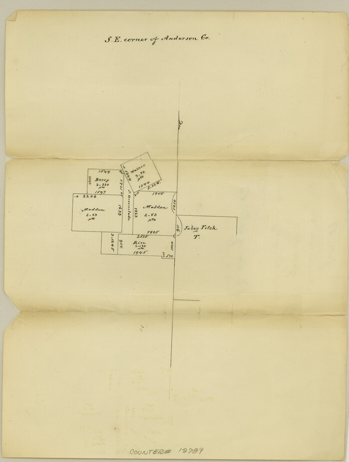 12789, Anderson County Sketch File 17, General Map Collection