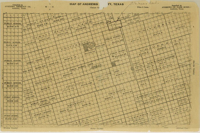 12818, Andrews County Sketch File 1, General Map Collection