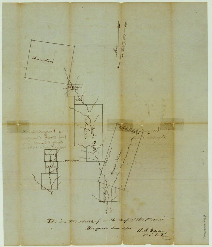 12919, Angelina County Sketch File 1, General Map Collection