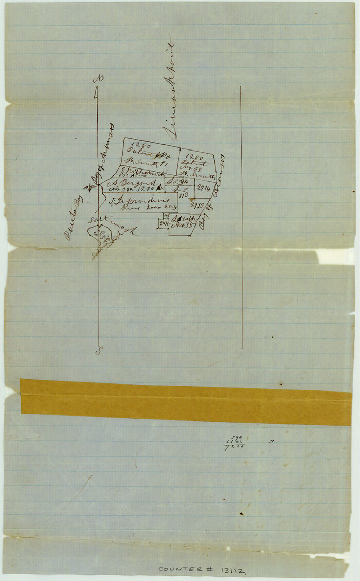 13112, Aransas County Sketch File 7, General Map Collection