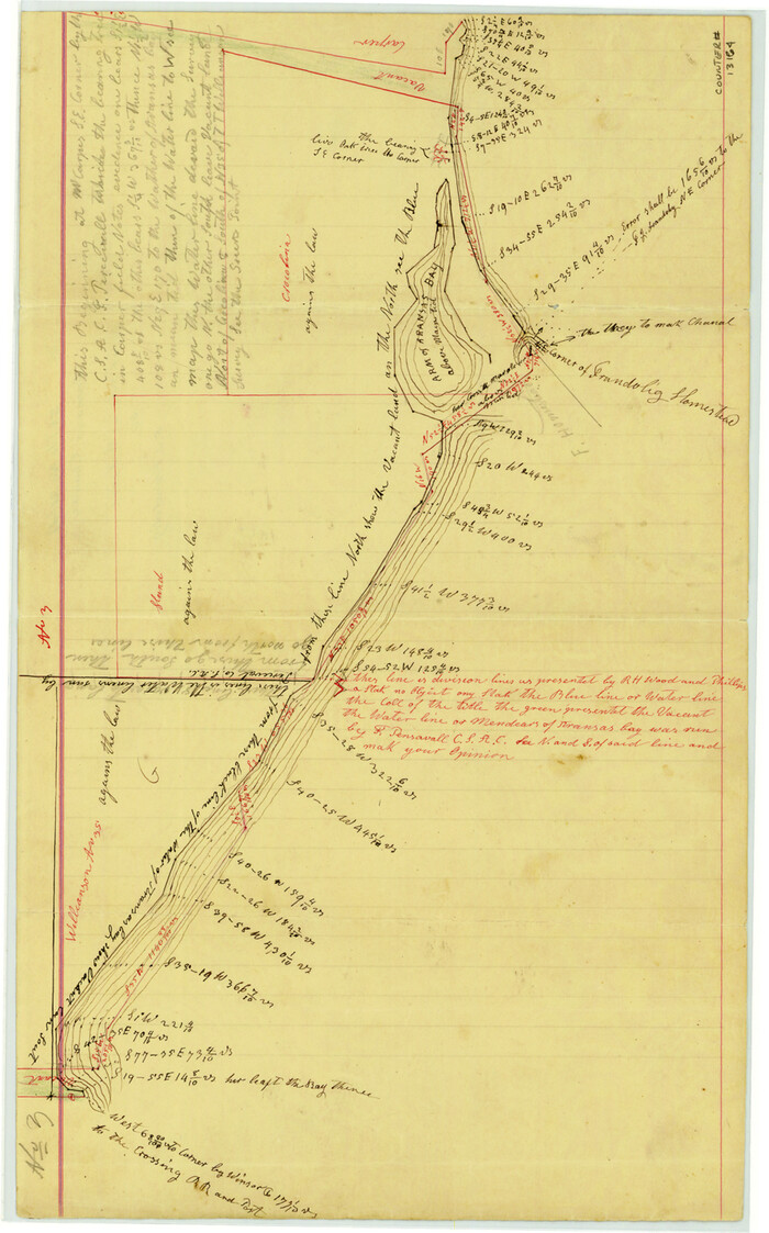 13164, Aransas County Sketch File 21d, General Map Collection