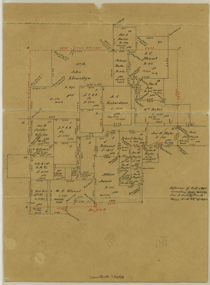 13648, Archer County Sketch File 13, General Map Collection