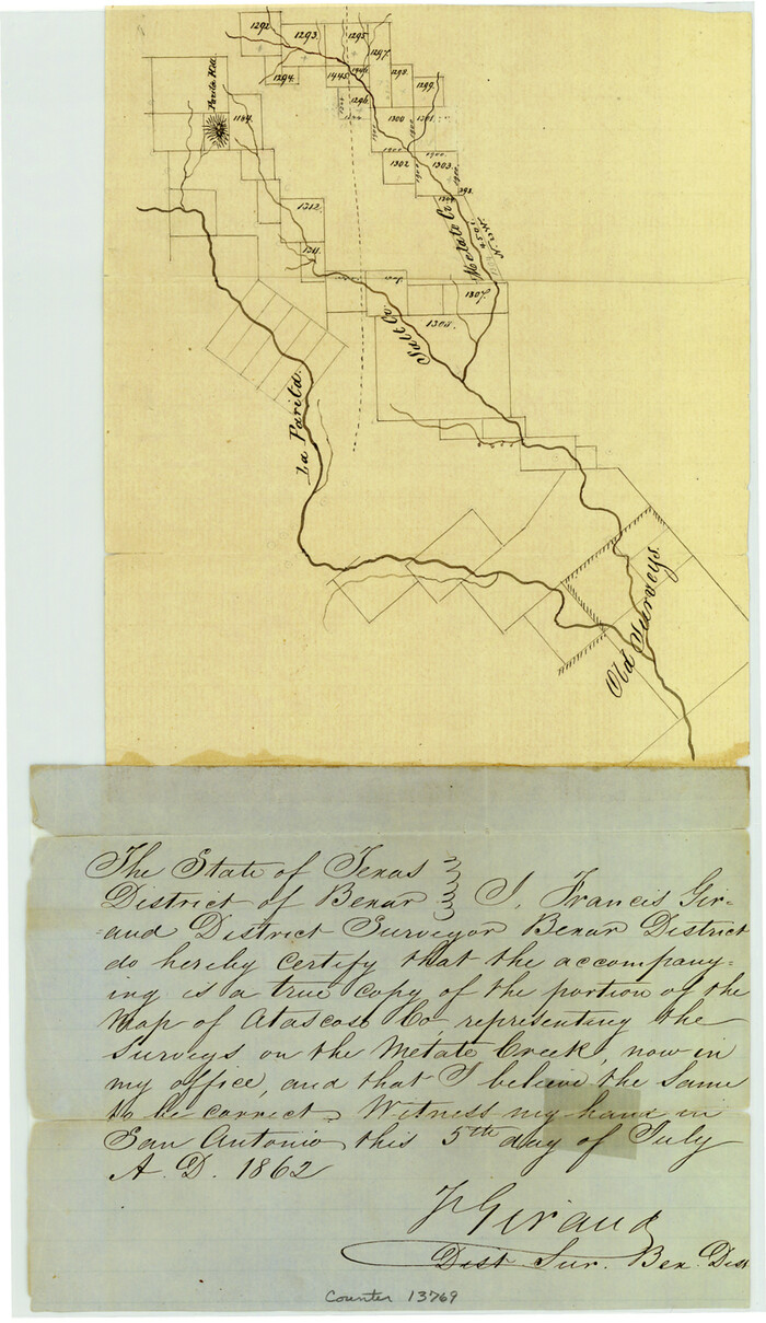 13769, Atascosa County Sketch File 12, General Map Collection