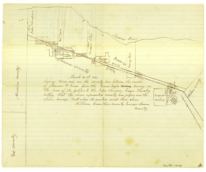 13773, Atascosa County Sketch File 14, General Map Collection