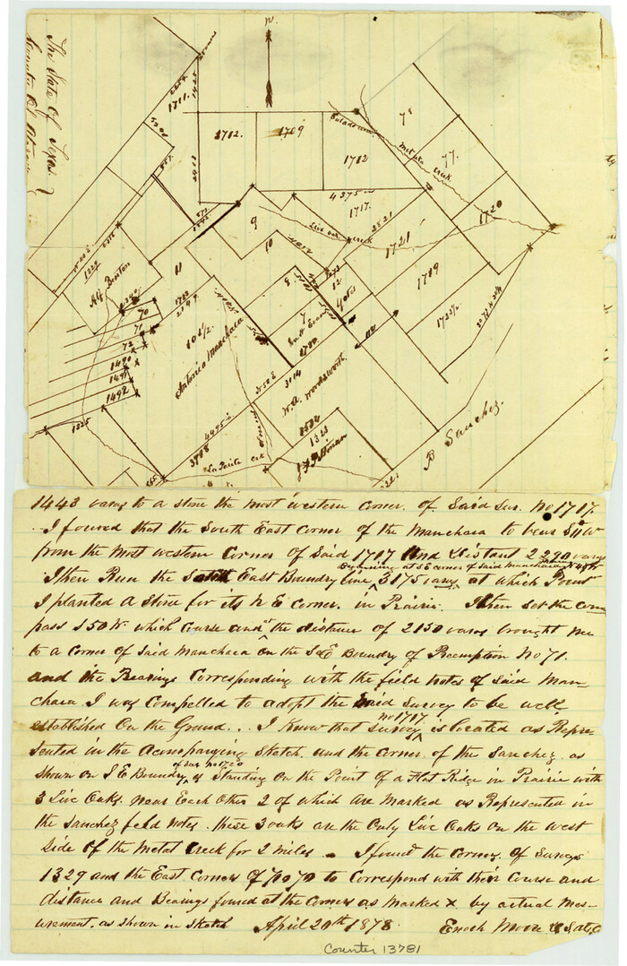 13781, Atascosa County Sketch File 16a, General Map Collection