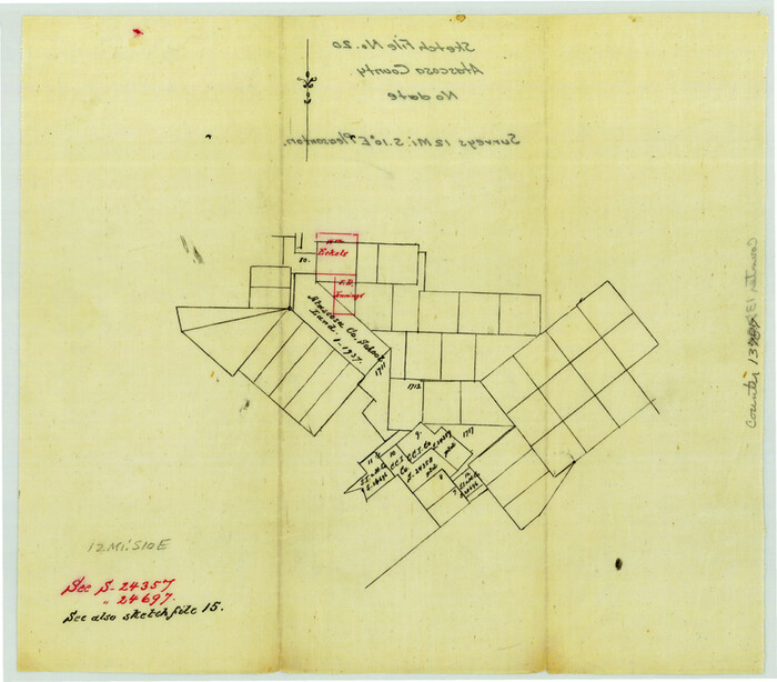 13787, Atascosa County Sketch File 20, General Map Collection