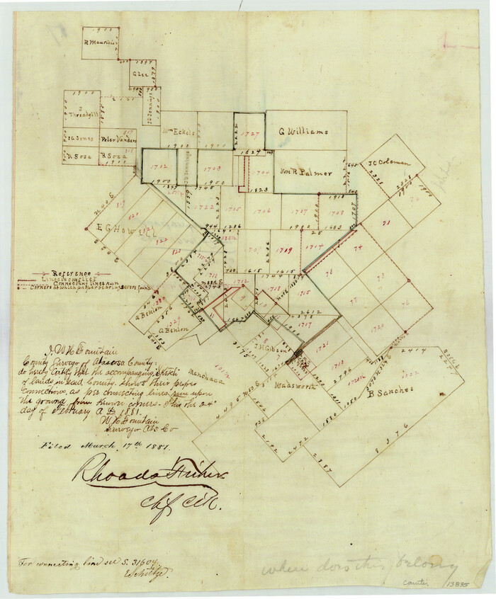 13835, Atascosa County Sketch File 40, General Map Collection