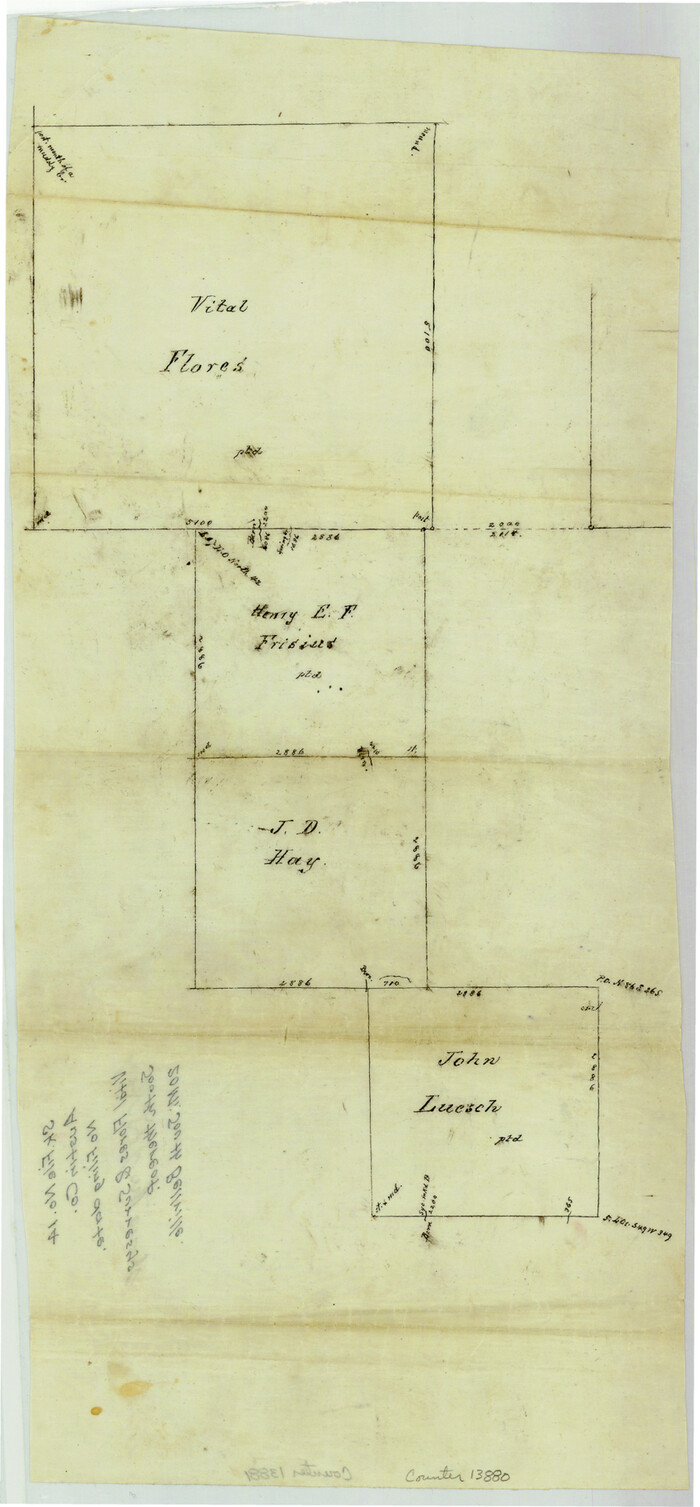 13880, Austin County Sketch File 14, General Map Collection