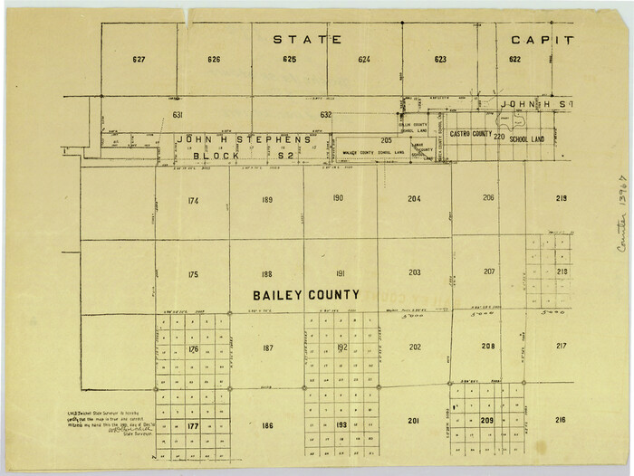 13967, Bailey County Sketch File 11a, General Map Collection