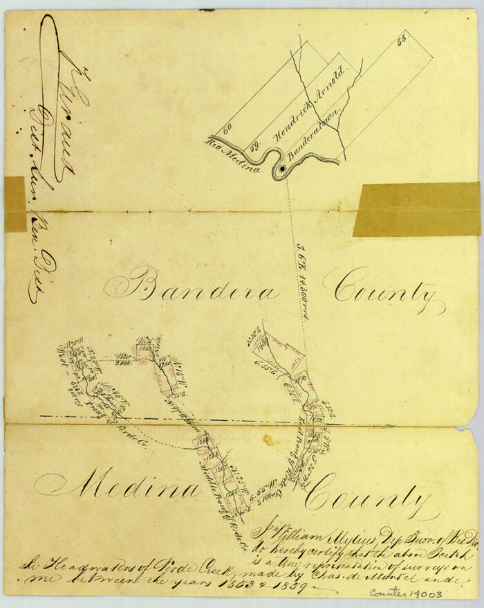 14003, Bandera County Sketch File 5, General Map Collection
