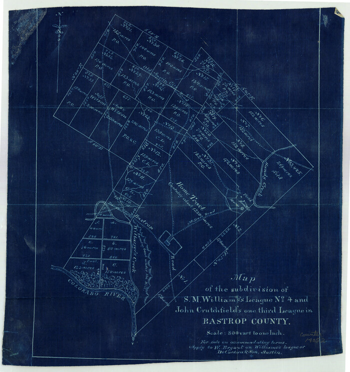 14052, Bastrop County Sketch File 7, General Map Collection