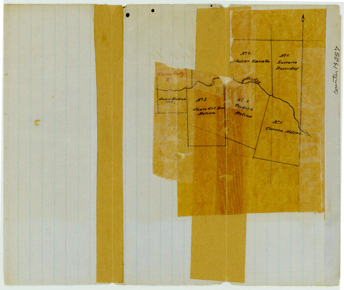 14257, Bee County Sketch File 1, General Map Collection