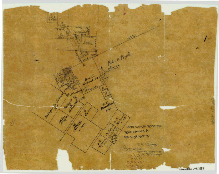 14289, Bee County Sketch File 9, General Map Collection