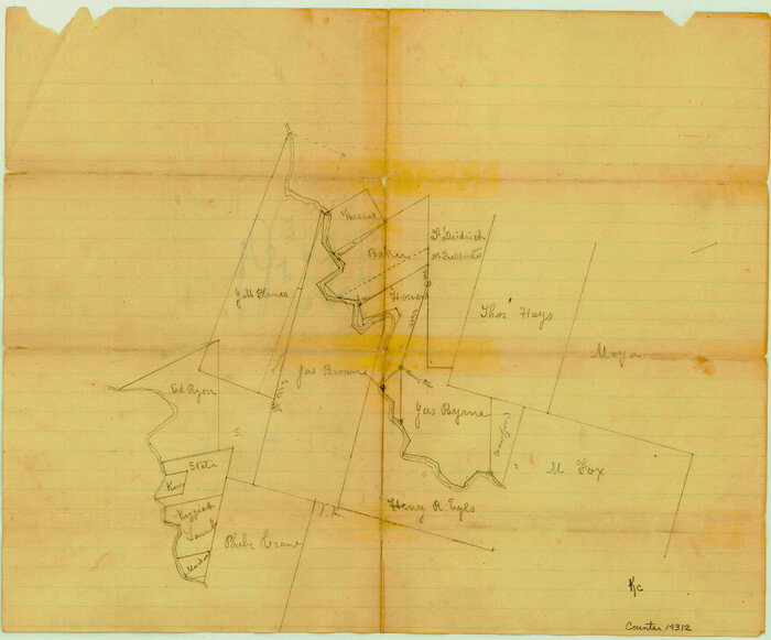 14312, Bee County Sketch File 21, General Map Collection