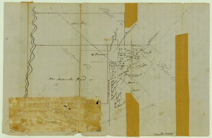14385, Bell County Sketch File 12, General Map Collection