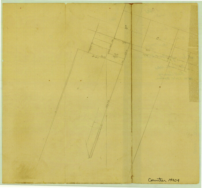 14404, Bell County Sketch File 19a, General Map Collection
